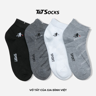 [ Combo 5 Đôi ] Tất Nam Cổ Trung Cầu Thủ T&T SOCKS - NAM251