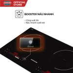 Bếp đôi điện từ hồng ngoại Sunhouse SHB81011-EC - Booster nấu nhanh - Bảo hành 3 năm — ảnh 4