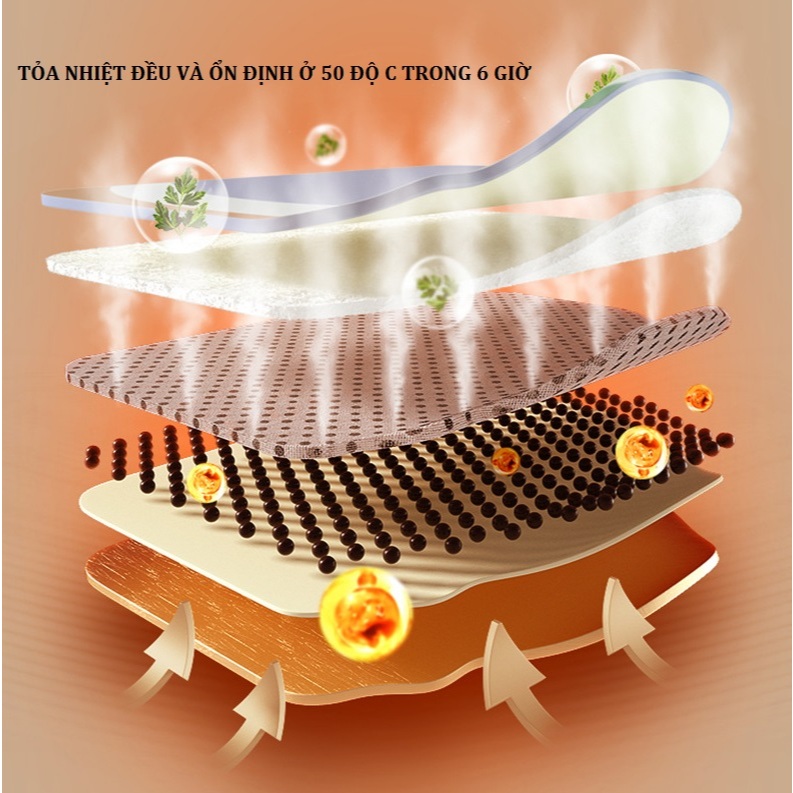 (Sỉ) Giảm đau khớp gối do thoái hóa, gai xương, viêm khớp, chấn thương... 10 miếng dán sưởi nhiệt thảo dược