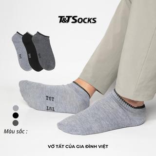 [ Combo 5 Đôi ] Vớ Tất Nam Nữ Cổ Ngắn Trơn T&T SOCKS Basic Thoáng Khí Êm Ái Khử Mùi