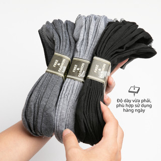 [ Combo 5 Đôi ] Vớ Tất Nam Nữ Cổ Ngắn Trơn T&T SOCKS Basic Thoáng Khí Êm Ái Khử Mùi