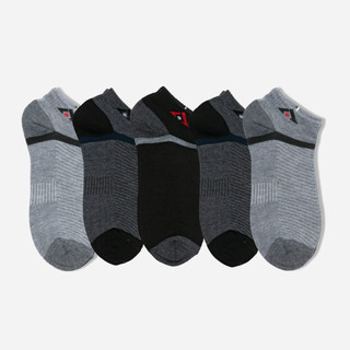 [ Combo 5 Đôi ] Vớ Tất Nam Cổ Ngắn Logo Kẻ Sọc T&T SOCKS Nhiều Màu Thoáng Khí Êm Ái