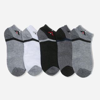 [ Combo 5 Đôi ] Vớ Tất Nam Cổ Ngắn Logo Kẻ Sọc T&T SOCKS Nhiều Màu Thoáng Khí Êm Ái