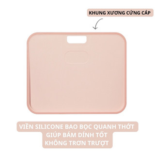 Thớt Chống Trượt Kháng Khuẩn Cao Cấp - Dùng Để Thái, Cắt, Các Loại Rau Củ, Thực Phẩm, Thịt Cá