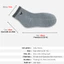 Vớ Tất Nam Cổ Trung Viền Logo T&T SOCKS Dày Dặn Thoáng Khí - NAM405