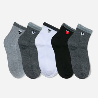 [ Combo 5 Đôi ] Vớ Tất Nam Cổ Trung Viền Logo T&T SOCKS Dày Dặn Thoáng Khí - NAM405
