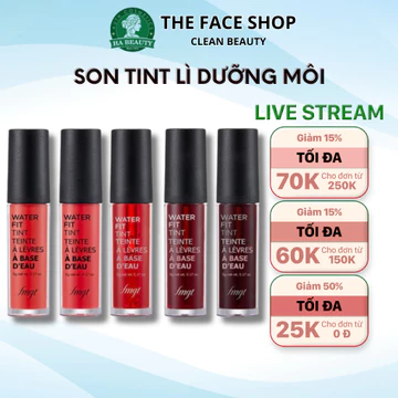 Son tint lì THE FACE SHOP fmgt WATER FIT TINT 5g