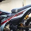 Tem rời dán xe Raider FI trắng. Họa tiết đen đỏ phối hài hòa. Decal cao cấp