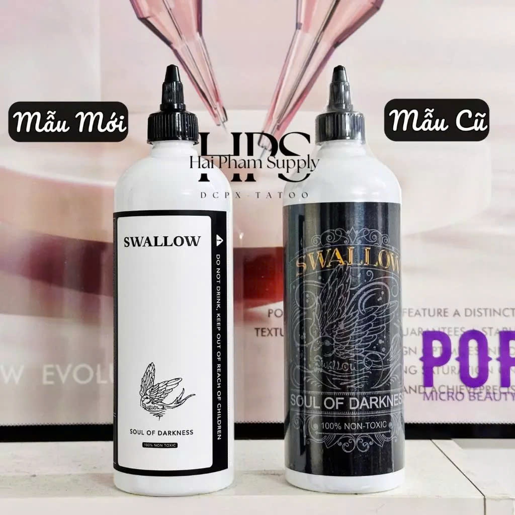 Nước Pha Màu - Pha Đen Mực Xăm Swallow Sơn Én