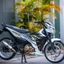 Tem rời dán xe Raider FI màu trắng, phối đen-xám-vàng. Decal cao cấp, bền bỉ