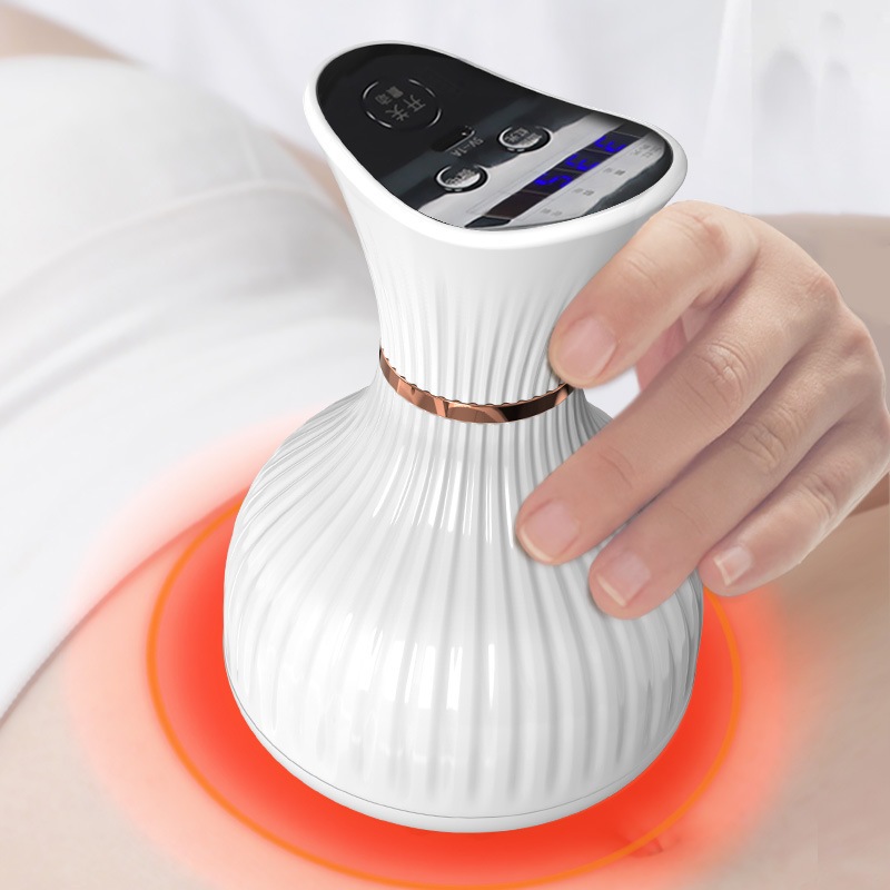 Đầm Rung Mini Giảm Mỡ Bụng Có Điện Di EMS Thiết Kế Cầm Tay Nhỏ Gọn Giúp Đả Thông Kinh Lạc