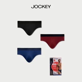 Combo 3 Quần lót Nam Jockey Cotton 4 chiều dáng brief -  J4013