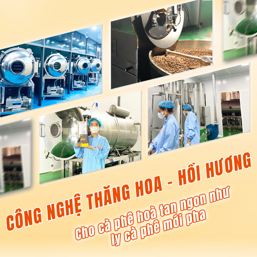 Cà Phê Hoà Tan Muối Scafe Việt Nam Đậm Đà Thơm Ngon Hộp 9 Gói