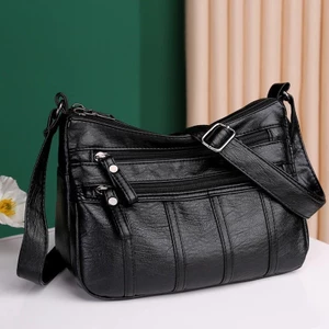 Túi nữ da mềm đeo chéo ngăn 2 tầng kích thước 26x19x11cm VDT135 Mun Store 94