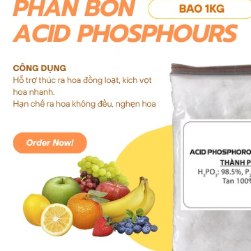 [ƯU ĐÃI 1 kg -PHÂN BÓN CHO CÂY TRỒNG LÂN 86-ACID PHOSPHOROUS (H3PO3) XỬ LÝ HOA NGHỊCH MÙA