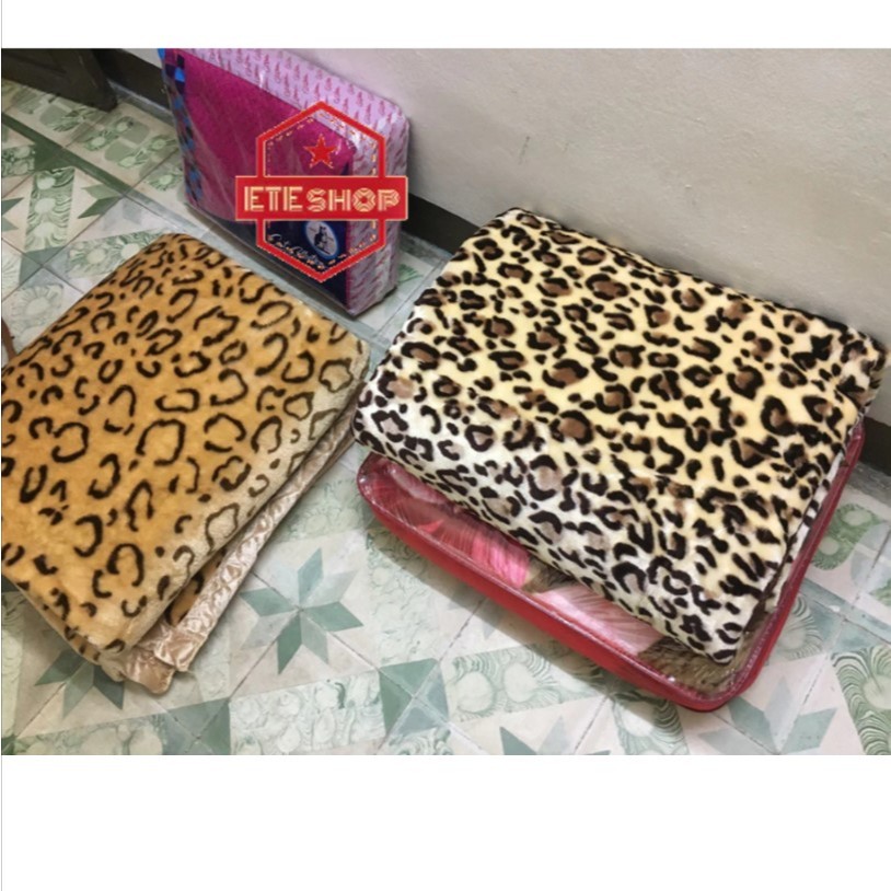 Mền nhung mẫu beo, hổ, chó, mềm,  siêu ấm, dày,