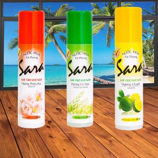 Chai xịt phòng Sara 220ml khử mùi hiệu quả thơm lâu đến 5h - SPCa000005