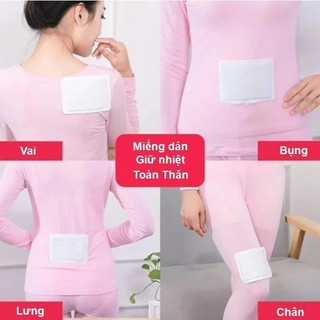Set 10 Miếng Dán Giữ Nhiệt Con Chuột Túi Dán Nóng Cơ Thể Bàn Chân Sưởi Ấm Ngày Đèn Đỏ Đau Bụng Kinh 88212