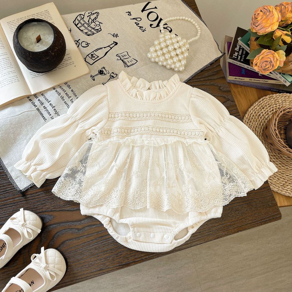 (HÀNG CÓ SẴN) Suit Váy Zen hàng QCCC tặng kèm tất zen, bản dài tay vải mềm mịn cho bé gái phong cách hàn quốc