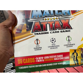 [ Countdown Calendar ] Hộp Thẻ Cầu Thủ Bóng Đá Match Attax 2024/25 24/25 Countdown Calendar  ( 121 Thẻ )