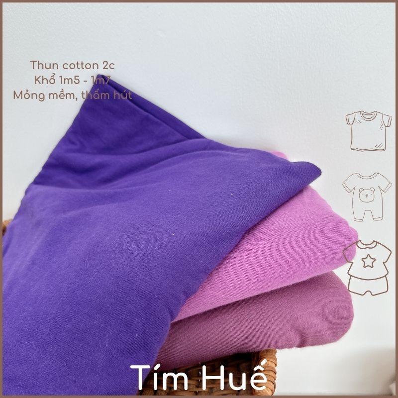 Tím huế (cotton khô)