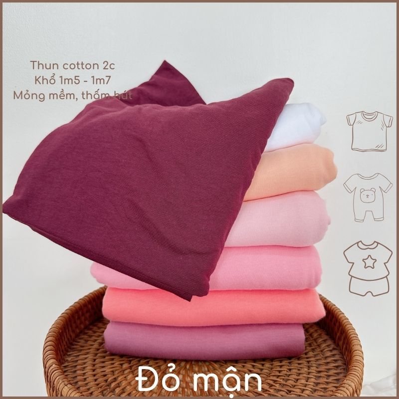 Đỏ mận (cotton khô)