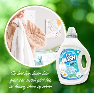 Nước giặt xả quần áo Dr.Wash 4.5l cao cấp lưu hương 24h - SPCa000104