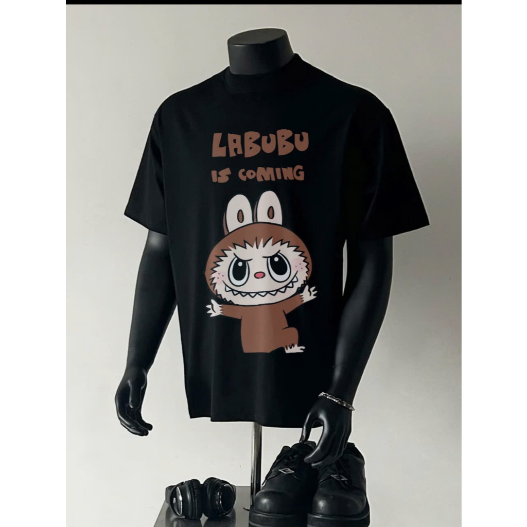Áo thun Stee Cổ tròn LABUBU 10 Localbrand ICVCVNI Unisex