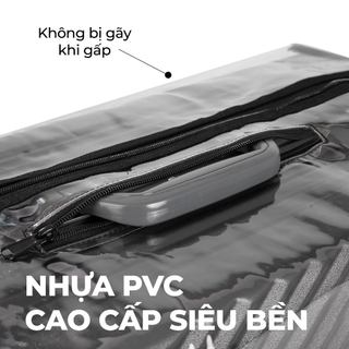 Bao Trùm Trong Suốt Bảo Vệ Vali Du Lịch MIA Clearguard Cover  - Chống Trầy Xước, Kích Thước Đầy Đủ Size