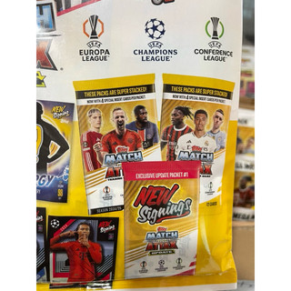 [Update Multipack #1 ]Túi Thẻ Cầu Thủ Bóng Đá Match Attax Update Mega Multipack 1 New Sigings Mùa 2024/25 24/25 (41 Thẻ)