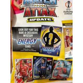 [Update Multipack #1 ]Túi Thẻ Cầu Thủ Bóng Đá Match Attax Update Mega Multipack 1 New Sigings Mùa 2024/25 24/25 (41 Thẻ)
