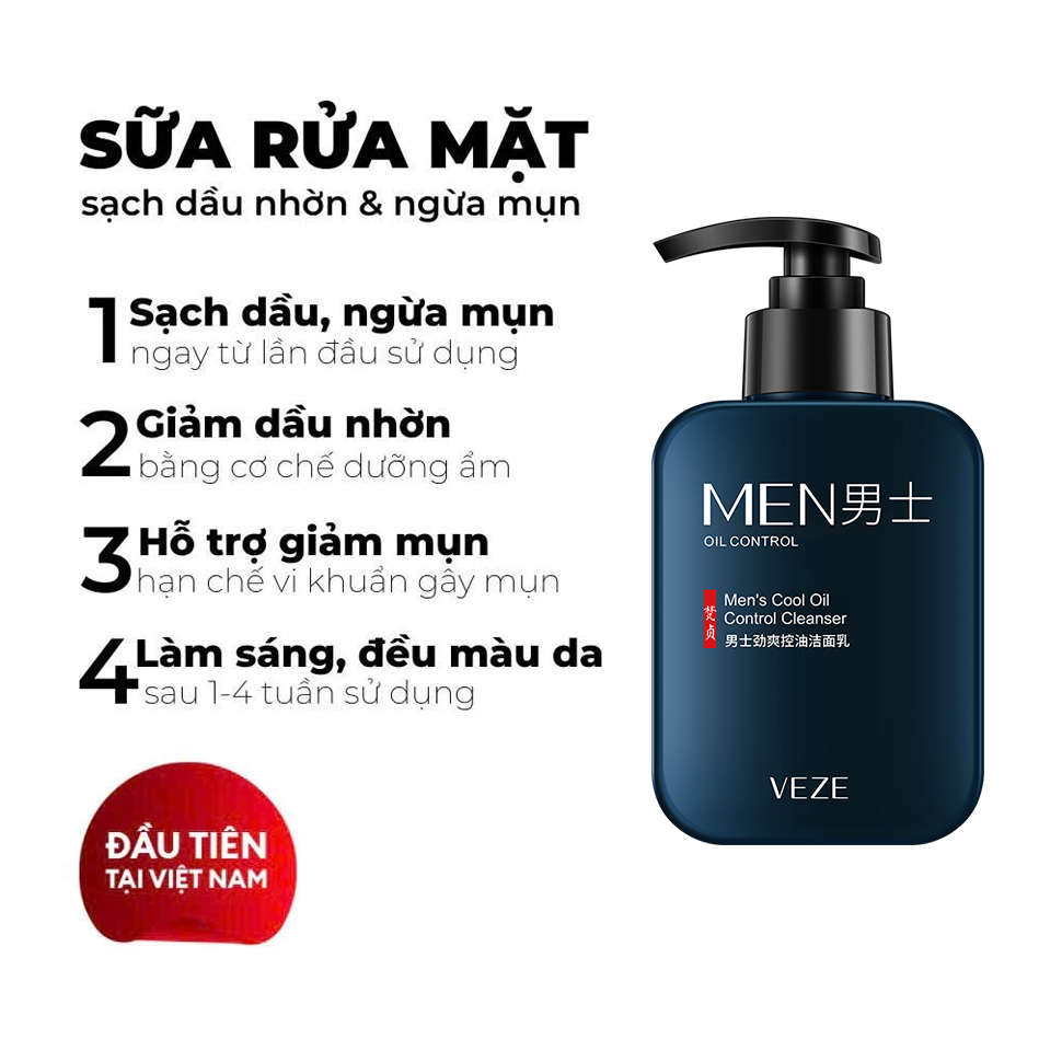 🎁【Mua 1 Tặng 1】Sữa Rửa Mặt Tràm Trà Axit Salicylic  Da Dầu Mụn Kiềm Dầu Làm Sạch Sâu Giảm Mụn ành hiệu quả an toàn