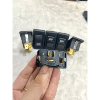 Công tắc bấm kính 5 chân lệch, công tắc bấm kính ô tô ( số 7 lệch)