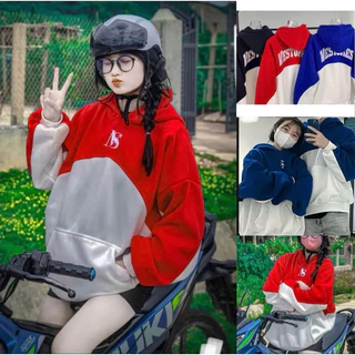 Áo hodie, Áo phối thân VÉSTURES , áo nỉ mũ nỉ cotton lót bông, Áo dài tay mũ 2 lớp dày dặn tay bồng siêu hot