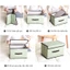HỘP ĐỰNG ĐỒ, COMBO 2 Hộp Vải Đựng Đồ Quần Áo Đồ Lót Đa Năng Giỏ Đựng Quần Áo Ngăn Tủ Đồ Gấp Gọn Tiện Lợi-MA:043