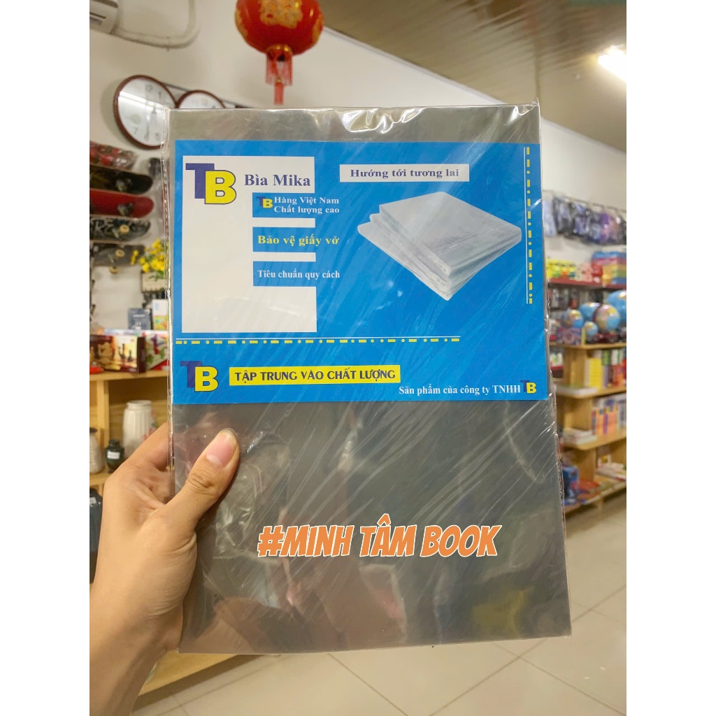 Tập 100 Tờ Bìa Bóng Kính, Bìa Mica A4 Trung Đóng Sổ Tiện Lợi - Hàng Đẹp ...