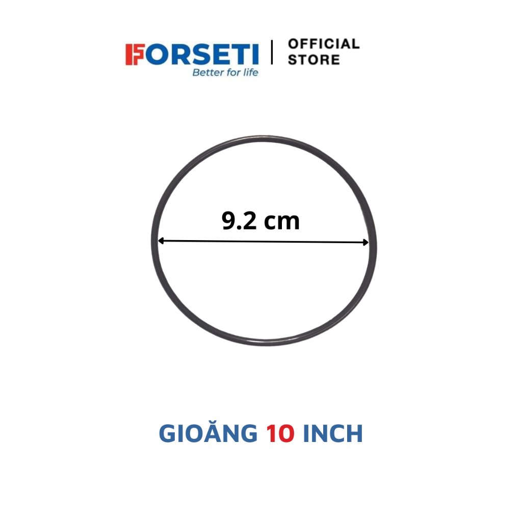 Gioăng cao su FORSETI dùng cho cốc lọc nước RO loại 10 inch, 20 inch, 7cm