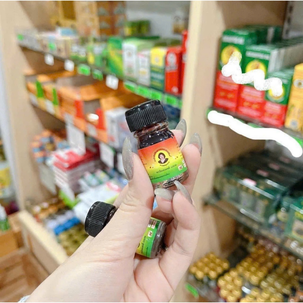 Dầu Nước Thảo Dược Hiệu Bà Mập Thái Lan 5cc Chính Hãng Hỗ Trợ Thư Giãn