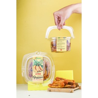 Dried Banana -  Chuối sấy dẻo - Không Đường Ăn Vặt Healthy 300g