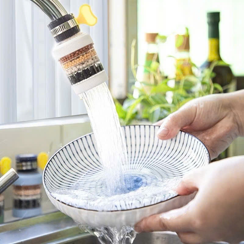 Đầu Lọc Nước Trực Tiếp Tại Vòi 6 Tầng Mẫu Mới,  ĐẦU LỌC TRỤ TRÒN - DAULOC8521