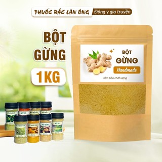 Bột gừng 1kg, bột gừng ta, nguyên chất, thơm cay, mịn, gia vị nấu ăn, pha trà, tốt cho sức khỏe