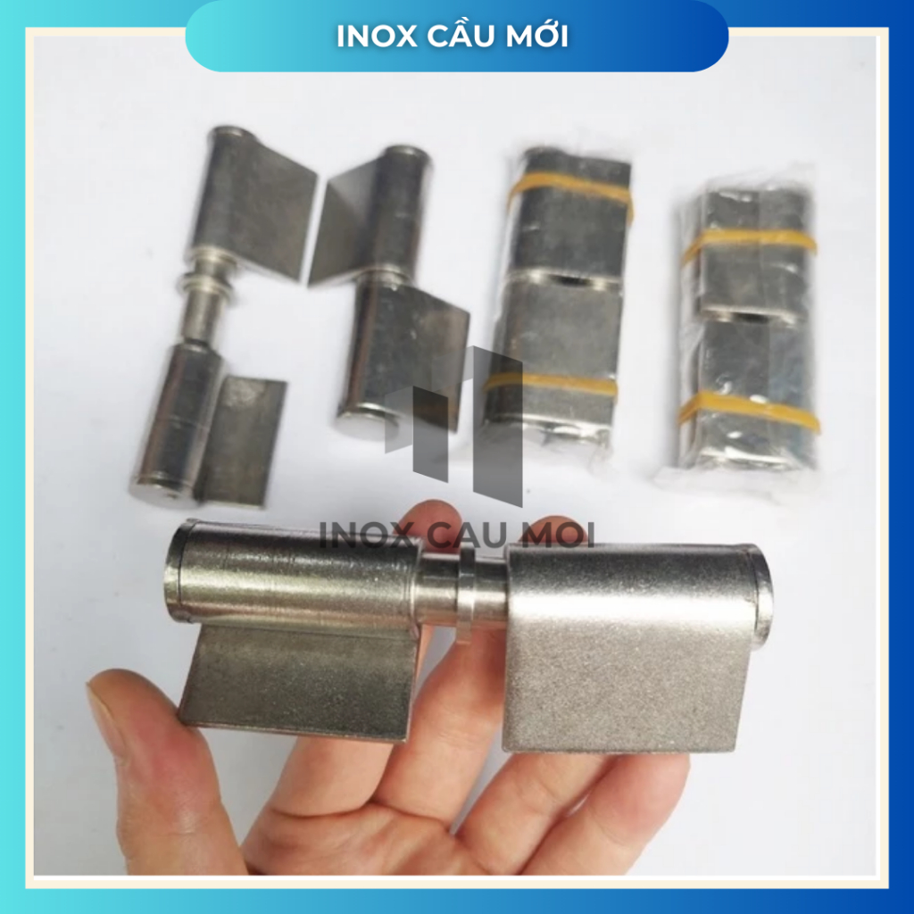 Bản Lề Cối Lá Inox 304 Phi 20mm, 22mm - Phụ Kiện inox chịu lực tốt (1 cái)