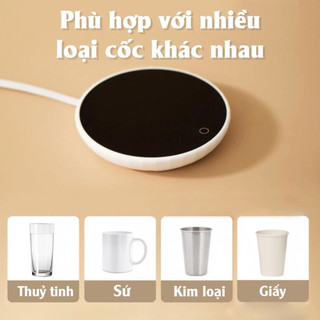 Đế Hâm Nóng Đồ Uống OirM Thông Minh, Nhiệt Độ 45-55ºC, Làm Nóng Sữa, Cà Phê, Phù Hợp Mọi Loại Cốc