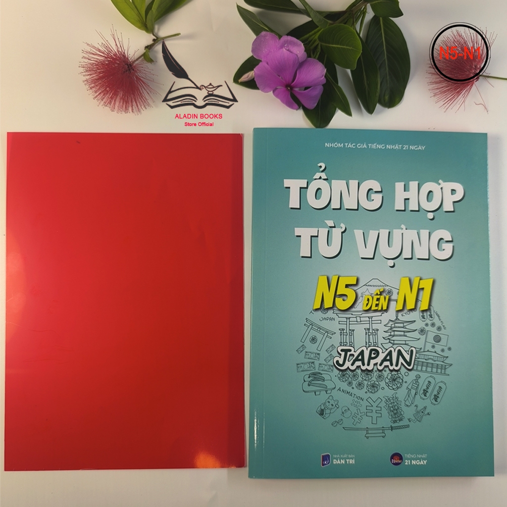 Sách-Tổng Hợp Từ Vựng N5 đến N1-Tiếng Nhật 21 Ngày