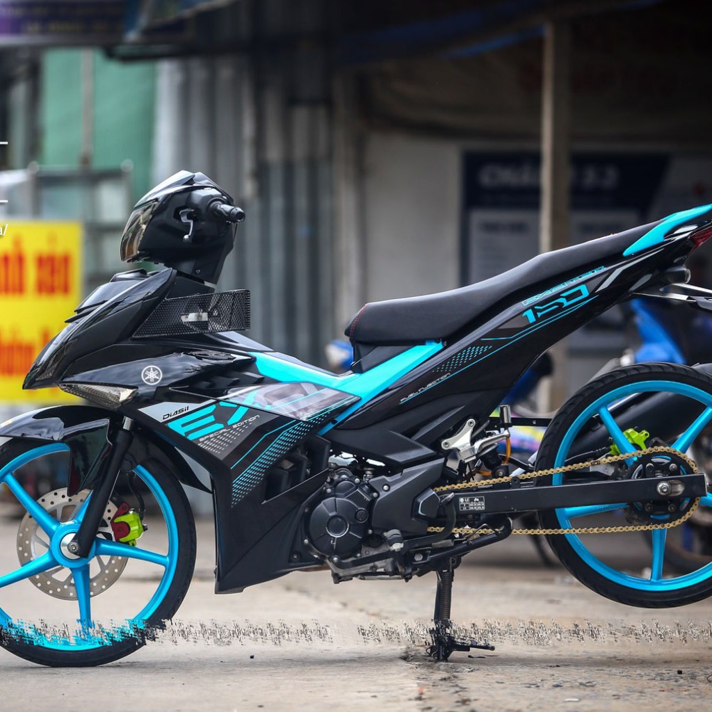 Tem rời dán Xe Exciter 150 phiên bản Y15 2021. Thiết kế theo yêu cầu