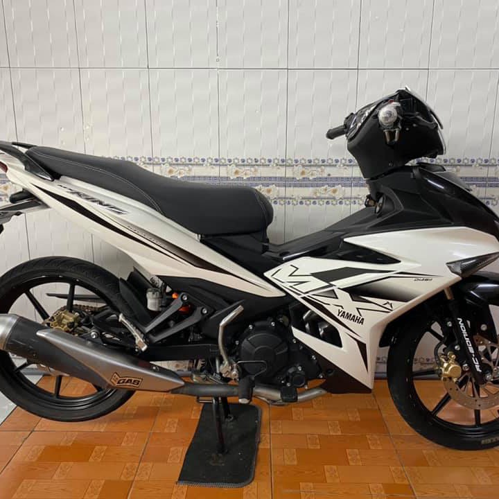 Tem rời Exciter 150 MX King trắng đen. Decal chống nước, không bong tróc