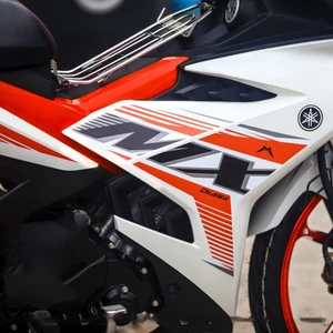 Tem rời MX King 2021. Decal cao cấp, bộ kit dán xe Exciter 150 trắng cam