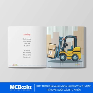 Sách thiếu nhi - Bé học nói qua thơ - Những chiếc xe chăm chỉ