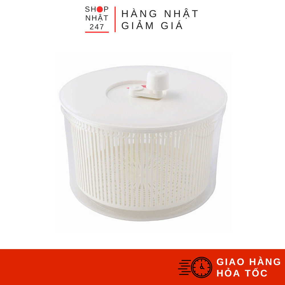 Rổ quay rau sống tiện lợi cỡ lớn 6L Nội địa Nhật Bản | Shopee Việt Nam