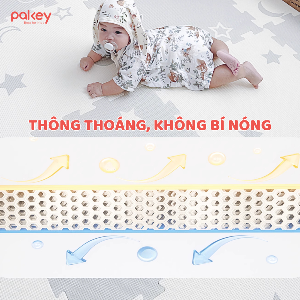 Thảm Ghép Tiện Lợi XPE, Thảm Xốp Cao Cấp Mềm Mịn Chống Trơn Trượt Dày 2cm Màu Sắc Hiện Đại Phù Hợp Mọi Không Gian